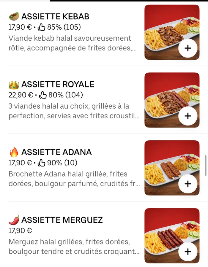 Visuel de plat généré par l'IA ElevateLab
