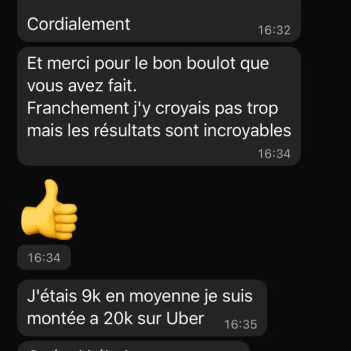 Message d'un restaurateur client d'ElevateLab