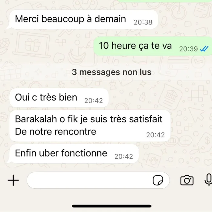 Message d'un restaurateur client d'ElevateLab